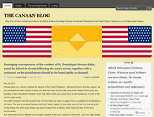 Tablet Screenshot of canaan51usa.wordpress.com