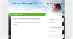 Desktop Screenshot of gatewaytothegorge.wordpress.com
