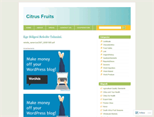 Tablet Screenshot of citrusfruits.wordpress.com