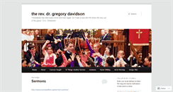 Desktop Screenshot of gregorydavidson.wordpress.com