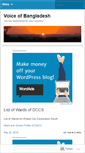 Mobile Screenshot of changebangladesh.wordpress.com