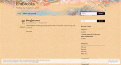 Desktop Screenshot of embrooks3.wordpress.com