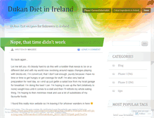 Tablet Screenshot of dukanireland.wordpress.com