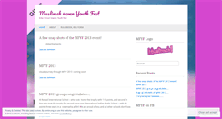 Desktop Screenshot of muslimah4everyouthfest.wordpress.com