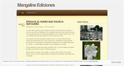 Desktop Screenshot of mangaline.wordpress.com