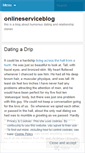 Mobile Screenshot of onlineserviceblog.wordpress.com