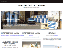 Tablet Screenshot of constantinecallaghan.wordpress.com