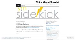 Desktop Screenshot of notamegachurch.wordpress.com