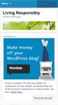 Mobile Screenshot of liveresponsibly.wordpress.com