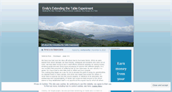 Desktop Screenshot of extendingthetable.wordpress.com