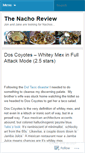 Mobile Screenshot of nachoreviews.wordpress.com