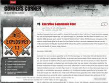 Tablet Screenshot of gunnerscorner.wordpress.com