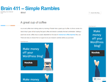 Tablet Screenshot of brain411.wordpress.com