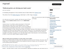 Tablet Screenshot of mgroad.wordpress.com