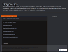 Tablet Screenshot of dragonops.wordpress.com