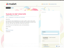 Tablet Screenshot of msabet.wordpress.com