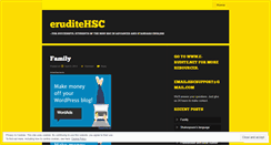 Desktop Screenshot of eruditehsc.wordpress.com
