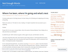 Tablet Screenshot of notenoughwords.wordpress.com