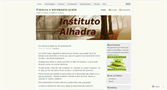 Desktop Screenshot of ciencialhadra.wordpress.com