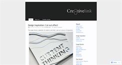 Desktop Screenshot of cre8tivelink.wordpress.com