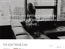 Tablet Screenshot of kristiemanning.wordpress.com