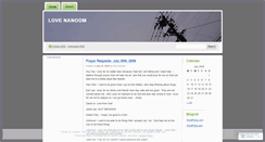 Desktop Screenshot of lovenanoom.wordpress.com