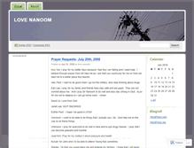 Tablet Screenshot of lovenanoom.wordpress.com
