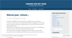 Desktop Screenshot of houdenvanhetleven.wordpress.com