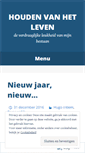 Mobile Screenshot of houdenvanhetleven.wordpress.com