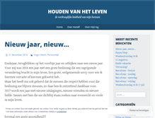 Tablet Screenshot of houdenvanhetleven.wordpress.com