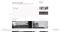 Desktop Screenshot of liekespijker.wordpress.com