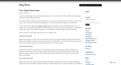 Desktop Screenshot of 12signsdailyhoroscope.wordpress.com