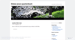 Desktop Screenshot of disbarjessequackenbush.wordpress.com