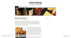 Desktop Screenshot of greattastings.wordpress.com