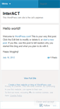 Mobile Screenshot of int3ract.wordpress.com