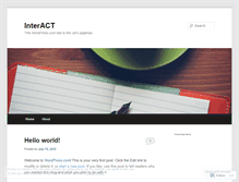 Tablet Screenshot of int3ract.wordpress.com