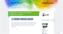 Desktop Screenshot of amank2herie.wordpress.com