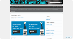 Desktop Screenshot of charliebrownphoto.wordpress.com