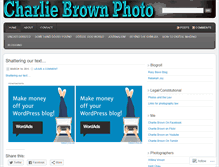 Tablet Screenshot of charliebrownphoto.wordpress.com