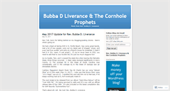 Desktop Screenshot of bubbadliverance.wordpress.com