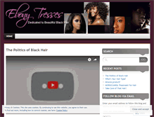 Tablet Screenshot of ebonytresses.wordpress.com