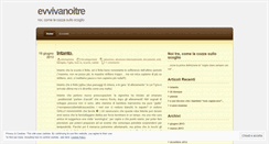 Desktop Screenshot of evvivanoitre.wordpress.com