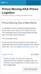 Mobile Screenshot of princemoving.wordpress.com