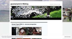 Desktop Screenshot of gsumariyono.wordpress.com