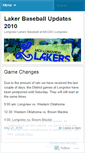 Mobile Screenshot of lakerbaseball.wordpress.com