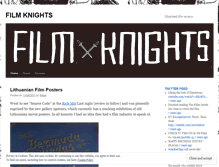 Tablet Screenshot of filmknights.wordpress.com