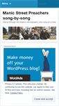 Mobile Screenshot of manicsongs.wordpress.com