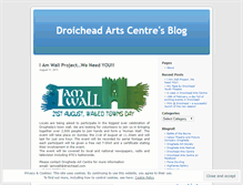 Tablet Screenshot of droicheadartscentre.wordpress.com