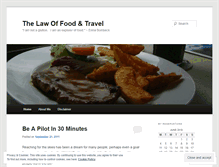 Tablet Screenshot of foodandtravel101.wordpress.com