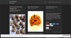 Desktop Screenshot of lazizabites.wordpress.com
